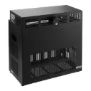 Gabinete de pared con cerradura EagleRack 4U Color Negro