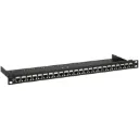 Patchpanel AC-PP2-BLK 24 puertos - 2/3U - Con coples RJ45 Blindados